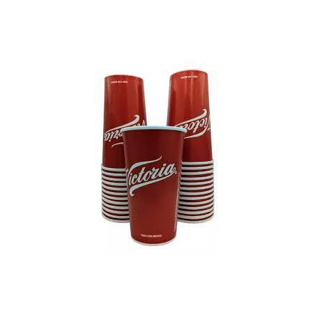 Vaso De Cartón Cervecero Victoria 25 Pz
