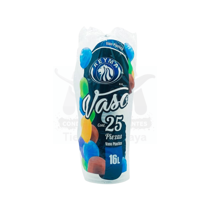 Vaso Plastico Transparente 16 L