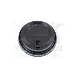 Tapa de Plastico Negra 8 oz