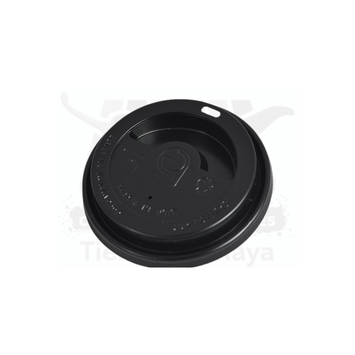 Tapa de Plastico Negra 12oz