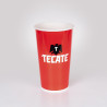 Vaso De Cartón Cervecero Tecate