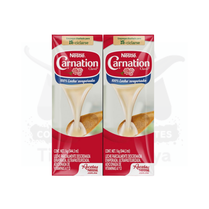 Leche Evaporada Carnation Clavel