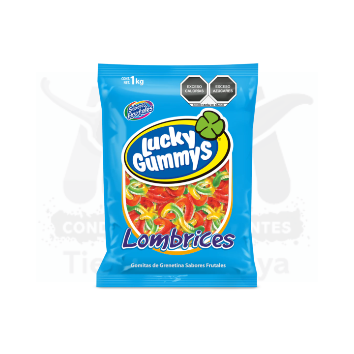 Goma Lombrices Lucky Gummys