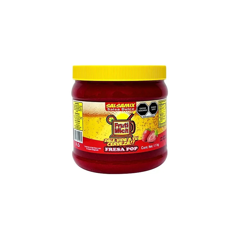 Salsa Mix Fresa Pop Fruti Mich 1 kg