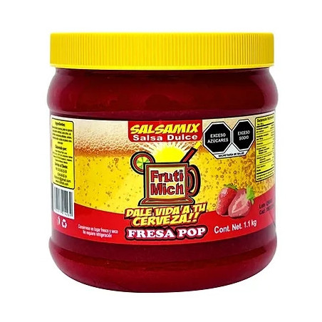 Salsa Mix Fresa Pop Fruti Mich 1 kg