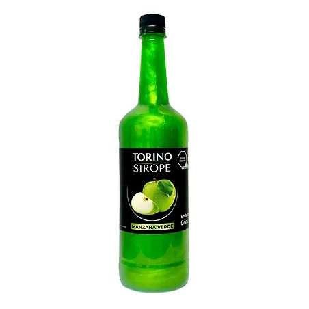 Sirope Manzana Verde Glitter Torino 1 lt