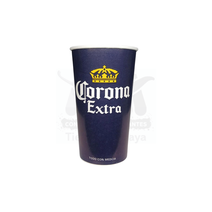 Vaso Papel para Michelada Corona