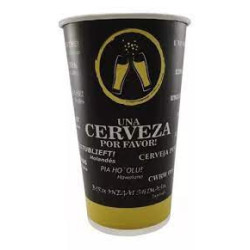 Vaso De Cartón Cervecero Generico