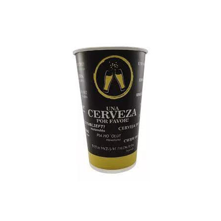 Vaso De Cartón Cervecero Generico